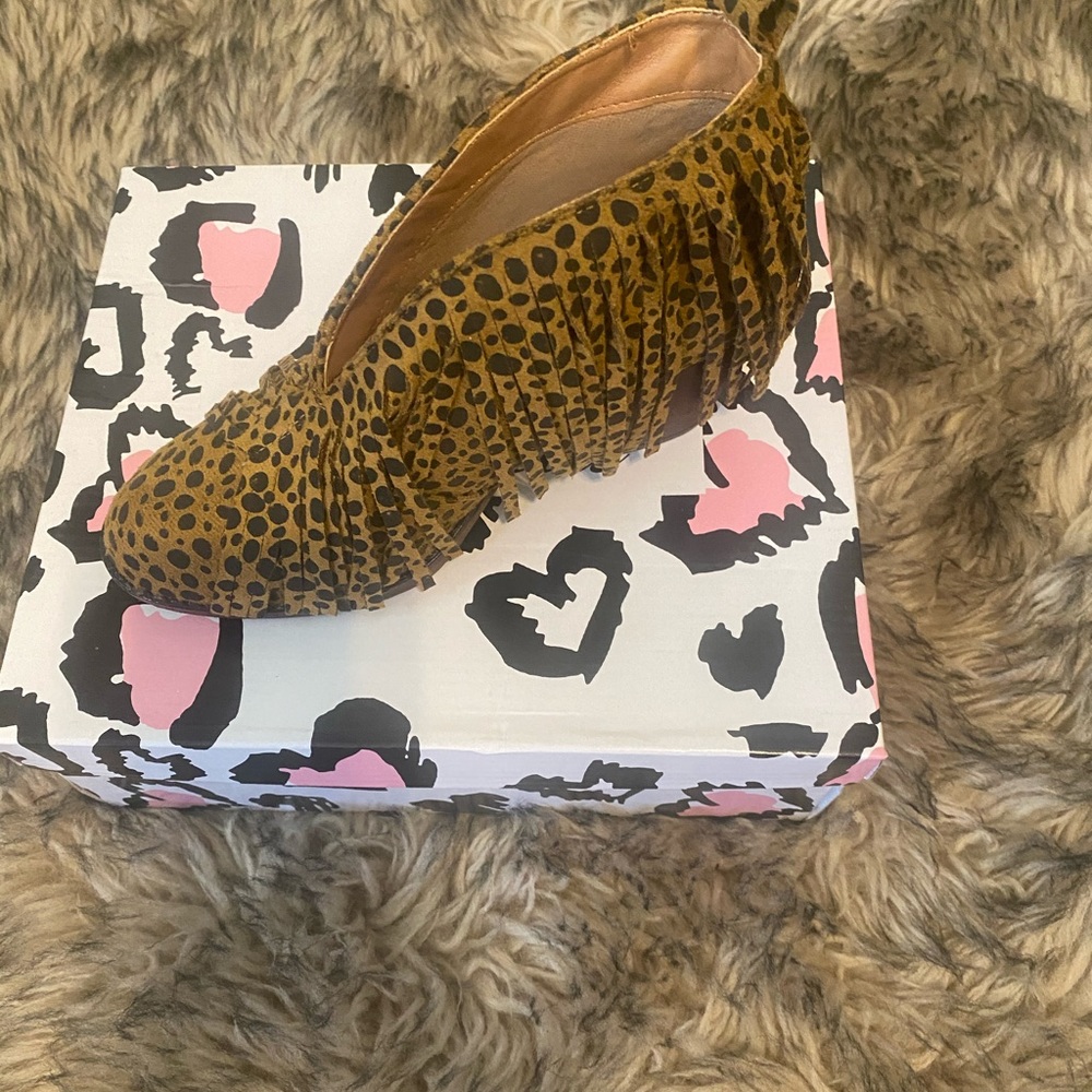 Leopard Booties